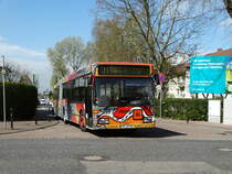 VilBus Mercedes Benz O405 GN am 12.04.16 in Bad Vilbel aus Schulbus Verstärker.