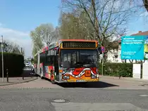 VilBus Mercedes Benz O405 GN am 12.04.16 in Bad Vilbel aus Schulbus Verstärker.