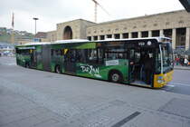S-SB 7152 fährt am 19.10.2015 auf der Linie 44. Aufgenommen wurde ein Mercedes Benz Citaro G Facelift / Stuttgart Hauptbahnhof.
