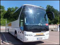 Neoplan Tourliner von Astl aus Deutschland im Stadthafen Sassnitz am 25.05.2014