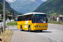 Barenco, Faido. Neoplan N312K (TI 120'622) in Ambrì-Piotta, Stazione. (5.7.2010)