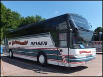 Neoplan Cityliner von Weltenbummler aus Deutschland im Stadthafen Sassnitz am 25.05.2014