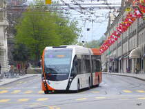 TPG - Trolleybus Nr.1617 unterwegs auf der Linie 3 in der Stadt Genf am 09.04.2016