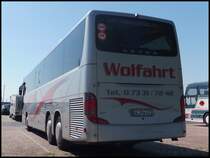 Setra 416 GT-HD von Wolfahrt aus Deutschland im Stadthafen Sassnitz am 25.05.2014