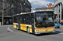 MAN Lions City 116, auf der Linie 41, fährt zum Bahnhof Thun. Die Aufnahme stammt vom 30.03.2016.