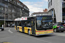 MAN Lions City 130, auf der Linie 6, fährt zum Bahnhof Thun. Die Aufnahme stammt vom 30.03.2016.
