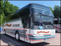 Neoplan Cityliner von Weltenbummler aus Deutschland im Stadthafen Sassnitz am 25.05.2014