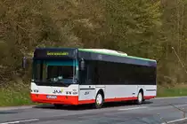 . Neoplan Centroliner auf Betriebsfahrt gesehen nahe Rudersdorf am 12.04.2016.