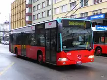 VB Biel - Mercedes Citaro Nr.120  BE 560120 unterwegs in Biel am 23.04.2016