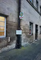 Ehemalige Haltestelle der OVF beim Bahnhof Hochstadt-Marktzeuln.
Aufgenommen am 22.3.2016