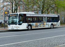 BVSG - mit einem MB Citaro Ü, P-AV 530 (601)- Busse in Teltow-Stadt im April 2016.