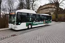 Mercedes-Benz O 530 I (Nr. 126) der SÜC, unterwegs als Linie 5 (Veste - Beiersdorf), am 21.3.2016 bei der Haltestelle Veste.