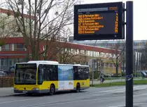 BVB.net - mit einem MB Citaro, B-VB 8315 -Busse in Teltow-Stadt. im April 2016.