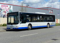 BVSG - mit einem MAN Lions City, P-AV 588, in Teltow-Stadt im April 2016.