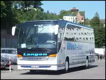 Setra 415 HD von Labudda (ex West-Reisen) aus Deutschland im Stadthafen Sassnitz am 29.05.2014