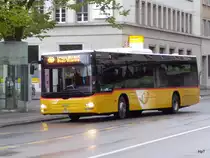 Postauto - MAN Lion`s City  BE  610619 unterwegs als Bahnersatz in Biel am 23.04.2016
