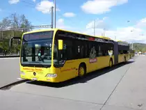 AAGL - Mercedes Citaro Nr.99  BL 6442 unterwegs auf der Linie 70 bei den Haltestellen beim Bahnhof Liestal am 16.04.2016