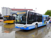 WilMobil - Mercedes Citaro  Nr.257  SG 309232 unterwegs auf der Linie 734 vor dem Bahnhof in Wil am 24.04.2016