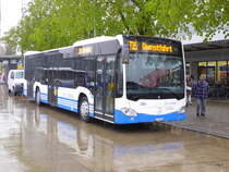 WilMobil - Mercedes Citaro Nr.260  SG 309363 unterwegs auf der Linie 735 / Dienstfahrt vor dem Bahnhof in Wil am 24.04.2016