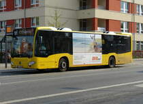 BVB.net Berliner Bus Verkehr - mit einem MB Citaro,  B-VB 8320 unterwegs auf der Linie 184. Busse in Teltow-Stadt im April 2016.