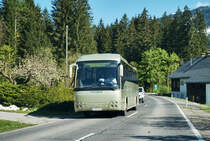 Temsa Safari von POSTBUS unterwegs als SEV-Kurs 14233 (Greifenburg-Weißensee Bahnhof - Lienz Bahnhof), am 29.4.2016 nahe der Haltestelle Berg im Drautal Bahnhof.
Dieser SEV-Kurs wird insgesamt mit drei Bussen abgewickelt.