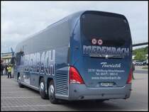 Neoplan Cityliner von Medenbach aus Deutschland im Stadthafen Sassnitz am 29.05.2014