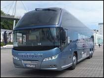 Neoplan Cityliner von Medenbach aus Deutschland im Stadthafen Sassnitz am 29.05.2014