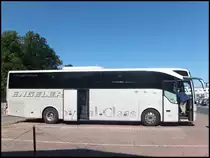 Mercedes Tourismo von Engeler aus Deutschland im Stadthafen Sassnitz am 29.05.2014