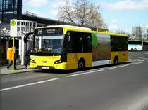 VDL Citea auf der Linie 249 nach Berlin-Grunewald Roseneck am S+U Bahnhof Berlin Zoologischer Garten.(22.4.2016)
