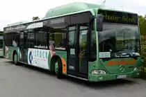 Mercedes Citaro von Artmann-Reisen. Gesehen am Busbahnhof in Deggendorf Niederbayern 01.05.2016
