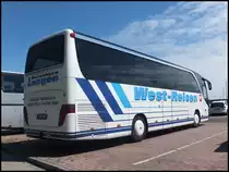 Setra 415 HD von Labudda (ex West-Reisen) aus Deutschland im Stadthafen Sassnitz am 29.05.2014