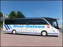 Setra 415 HD von Labudda (ex West-Reisen) aus Deutschland im Stadthafen Sassnitz am 29.05.2014