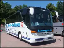 Setra 415 HD von Labudda (ex West-Reisen) aus Deutschland im Stadthafen Sassnitz am 29.05.2014