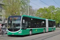 Mercedes Citaro 7044, auf der Linie 36, bedient die Haltestelle Zoo Dorenbach. Die Aufnahme stammt vom 22.04.2016.