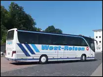 Setra 415 HD von Labudda (ex West-Reisen) aus Deutschland im Stadthafen Sassnitz am 29.05.2014