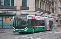 Basel BVB Citaro 2 G Euro G Wagen 7053 als Linie 50, Markthalle, 25.04.2016. 