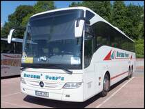 Mercedes Tourismo von Herzum Tour's aus Deutschland im Stadthafen Sassnitz am 30.05.2014