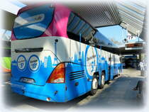 BerlinLinienBus mit einem Neoplan Citylinier am ZOB in Berlin im Mai 2016.