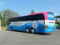 BerlinLinienBus mit dem Neoplan Citylinier am ZOB in Berlin im April 2016.