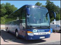 Setra 415 GT-HD von GFB-Reisen aus Deutschland im Stadthafen Sassnitz am 30.05.2014