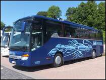 Setra 415 GT-HD von GFB-Reisen aus Deutschland im Stadthafen Sassnitz am 30.05.2014
