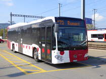 tpf - Mercedes Citaro  Nr.7  FR  300263 unterwegs auf der Linie 473 in Palézieux am 03.05.2016