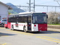 tpf - Volvo 8700  Nr.9 FR 300316 unterwegs auf der Linie 481 in Palézieux am 03.05.2016