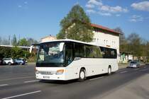 Bus Eisenach / Verkehrsgesellschaft Wartburgkreis mbH (VGW): Setra S 415 UL-SF, eingesetzt im Überlandverkehr. Aufgenommen am Hauptbahnhof von Eisenach im Mai 2016.