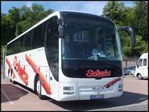 MAN Lion's Coach von Schulz aus Deutschland im Stadthafen Sassnitz am 30.05.2014