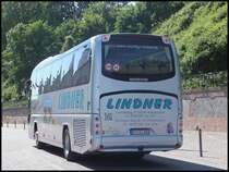 Neoplan Tourliner bon Lindner aus Deutschland im Stadthafen Sassnitz am 30.05.2014
