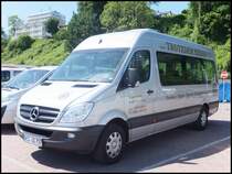 Mercedes Sprinter von Trotzdem Reisen aus Deutschland im Stadthafen Sassnitz am 30.05.2014
