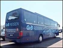 Setra 415 GT-HD von GFB-Reisen aus Deutschland im Stadthafen Sassnitz am 30.05.2014