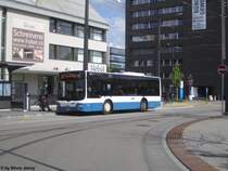 VBZ Nr. 333 (MAN A35 Lion's Midi) am 4.5.2016 beim Bhf. Altstetten Nord