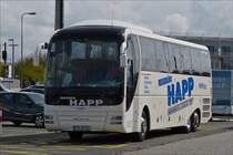 . mAN Lion's Coach am Bahnhof Norddeich-Mole.  30.04.2016 